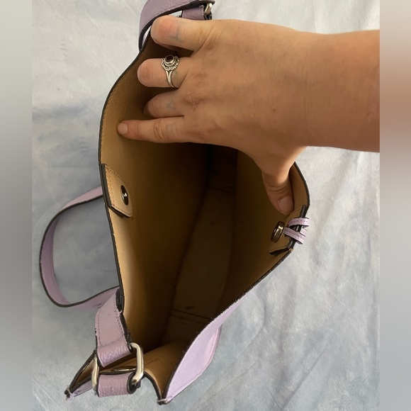 CALVIN KLEIN PURPLE SHOULDER PURSE - Picture 7 of 10